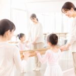 親子で一緒に参加できるので、安心感してレッスンにご参加いただけます│安城バレエ